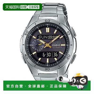 【日本直邮】卡西欧WAVE CEPTOR男士 电波表WVA-M650D-1A2JF银色