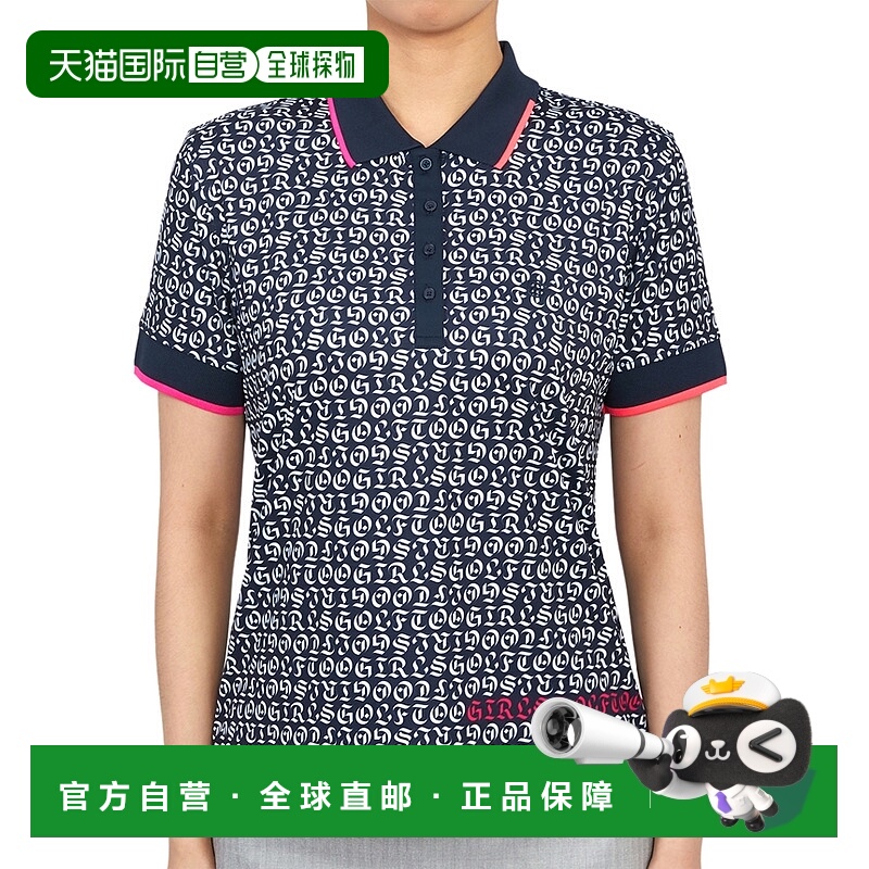 1h可退 韩国直邮G/FORE G4LF22K147 TWLT 女士  高尔夫短袖T恤