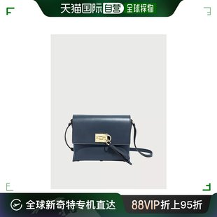 香港直邮SALVATORE 女士蓝色皮革斜挎包 H886 FERRAGAMO 72522