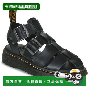 欧洲直邮Dr. Martens 马丁博士 女士拖鞋凉鞋 GARIN半拖鞋厚底