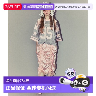 1h可退 日本直邮Candy Stripper 女装 宽松缎面连衣裙1259606