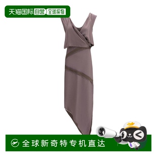 棕色 自营 连衣裙 the 美国奥莱直发 atticoAttico不对称midi女式