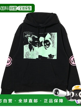 1h可退 日本直邮Life is Unfair 男装 宽松版型 连帽衫 大胆黑白