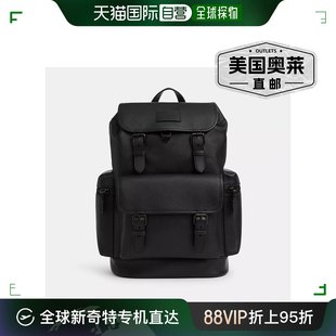 黑色CT015 Coach 美国奥莱 双肩背包 Sprint 黑铜饰面 时尚 蔻驰