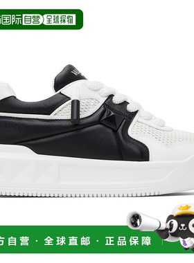 1h可退 香港直邮Valentino 华伦天奴 男士 黑色 & 白色 One Stud