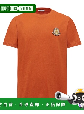 香港直邮MONCLER 男士T恤 K20918C0006489AHD383 CO 棕色