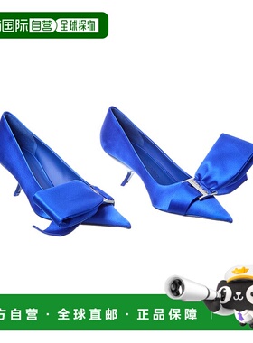 自营 salvatore ferragamo菲拉格慕Erica缎面泵（正品二手）-蓝色