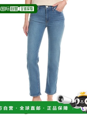 自营HUDSON Jeans Nico Mid-Rise Sun Up Straight Ankle Jean -