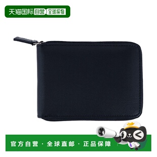 自营buxton男士RFID纳帕皮革拉链折叠式钱包-黑色 美国奥莱直发