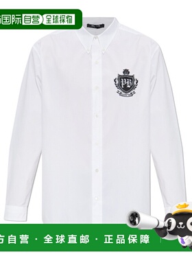 香港直邮BALMAIN 男士衬衫 FH0HS496CF430FB AW2025 白色 Shirt w