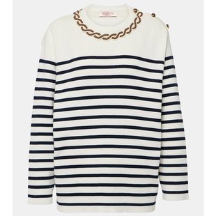 刺绣棉质毛衣 潮奢 女士 华伦天奴 000276 Valentino