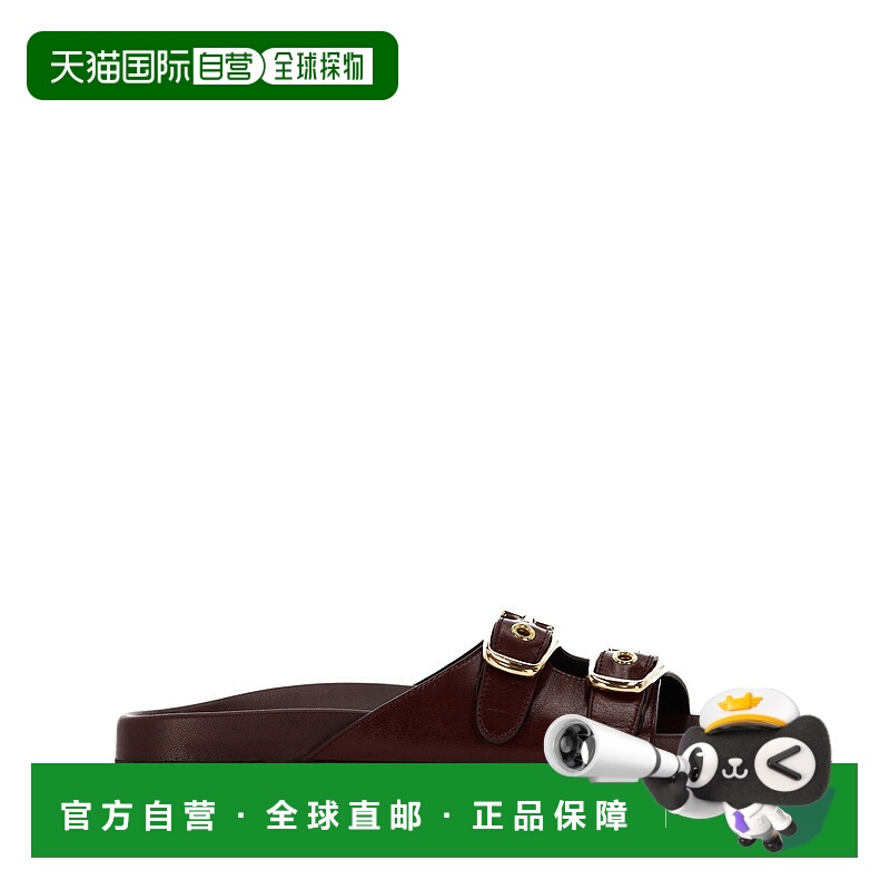1h可退 香港直邮CHLOÉ 女士凉鞋 C25S08PQJ610 CO 深棕色 Polly拖