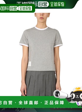 香港直邮THOM BROWNE 女士T恤 FJS075A00042055 CO 灰色