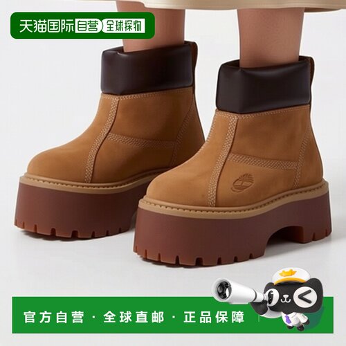 日本直邮6英寸防水厚底平台女靴 A5RJD添柏岚户外