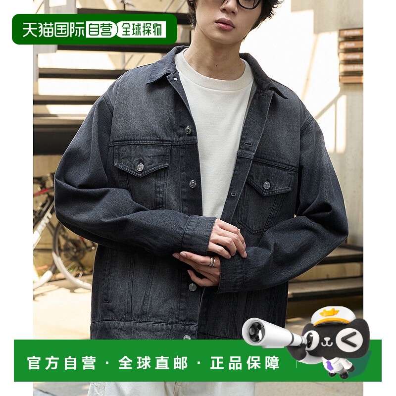 1h可退 日本直邮MONO-MART 男女同款 宽松版型丹宁外套 复古水洗