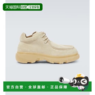 1h可退 香港直邮潮奢 Burberry 巴宝莉 男士 绒面革沙漠靴男鞋