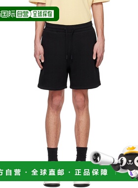 1h可退 香港直邮潮奢 Ami Paris 男士 黑色 Ami de Cœur 短裤 USO