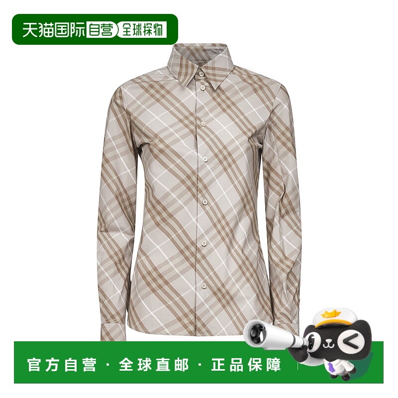 1h可退 香港直邮BURBERRY 女士衬衫 8115964C3950 AW2025 灰色 Bu