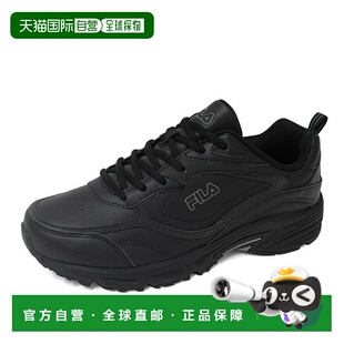 韩国直邮FILA Whella FILA Tartan V4 男式跑步鞋运动鞋 三层黑色