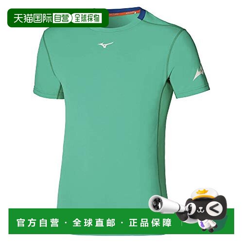 【日本直邮】Mizuno美津浓户外UPF短袖运动衫XL男式薄荷绿 J2MA10