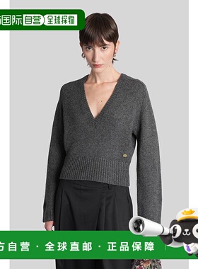 香港直邮GANNI 女士针织衫 428997K2629 AW2025 灰色 Ganni Knitw