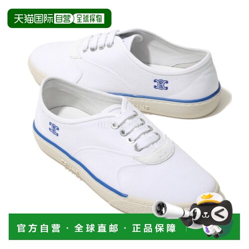 韩国直邮CELINE ALAN帆布和绒面小牛皮运动鞋（368275484C 01BC）