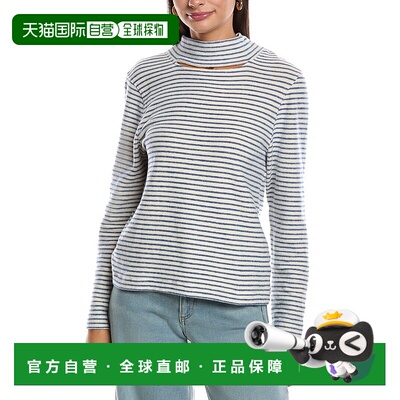 自营Nation LTD Delphine运动衫-蓝色 美国奥莱直发高领