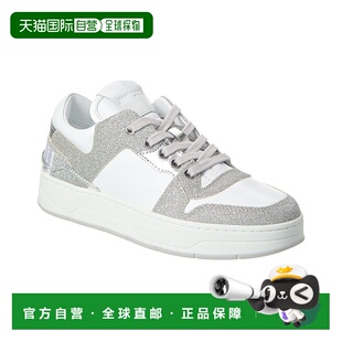 Florent Choo 皮革和闪光运动鞋 美国奥莱直 自营 银色 Jimmy