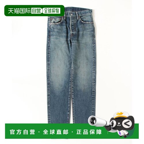 1h可退 日本直邮MINEDENIM 男装 标准直筒 14oz丹宁复古水洗牛仔