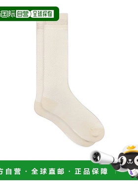 香港直邮DIOR 女士袜子 32SOC500A200C031 SS2024 白色 徽标高筒