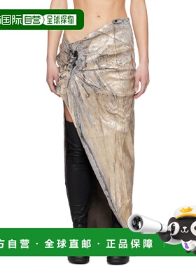 1h可退 香港直邮潮奢 rick owens 瑞克 欧文斯 DRKSHDW 女士 金色