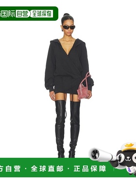 1h可退 香港直邮The Attico 女士 带帽迷你连衣裙 260WCA00473