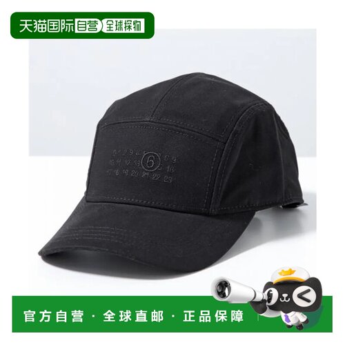 日本直邮Maison Margiela MM6棒球帽SH0TC0009 M35346棉质帆布黑