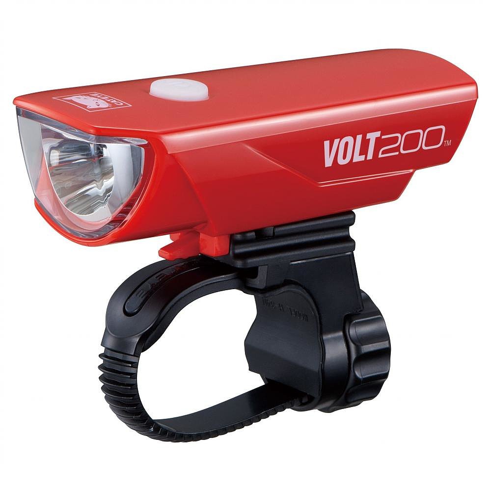 日本直邮猫眼 LED 头灯 VOLT200 USB 充电 红色 自行车