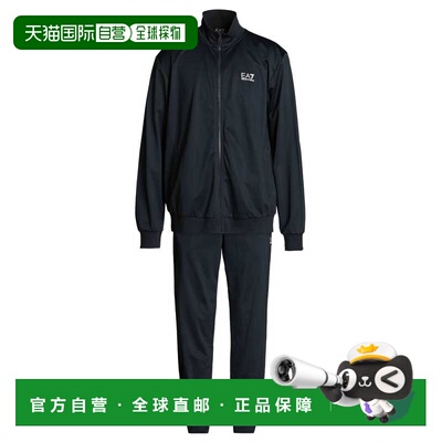 香港直邮Ea7 男士 Tracksuits 运动装 blue蓝色 舒适时尚运动套装