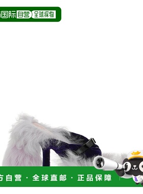 自营burberryStep Post 高跟凉鞋 - 黑色多色 美国奥莱直发单鞋