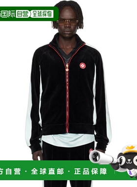 1h可退 香港直邮潮奢 Casablanca 男士 黑色运动夹克 MPF25JTP395