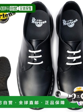 日本直邮Dr.Martens 鞋 1461WS 白色贴边 3 孔白色缝线 1461Z 247