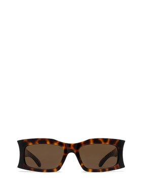 BALENCIAGA 男士太阳镜 BB0291S003 AW2023 黑色 几何框太阳镜