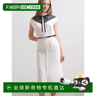 03151 1h可退 日本直邮PINKY&DIANNE 女士蕾丝点缀修身 立领连衣裙