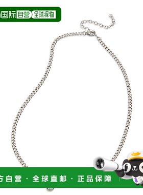 自营 savvy cie jewels18K Gld Pl。 Cicle CZ 颈部。 - 白色的