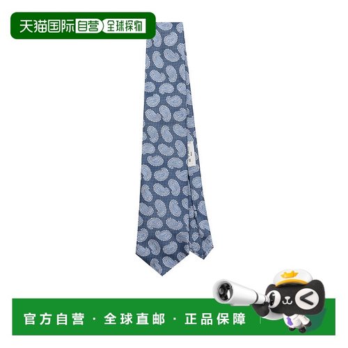 1h可退 香港直邮ETRO 男士领带 MASA0001AQ236S9883 AW2025 蓝色