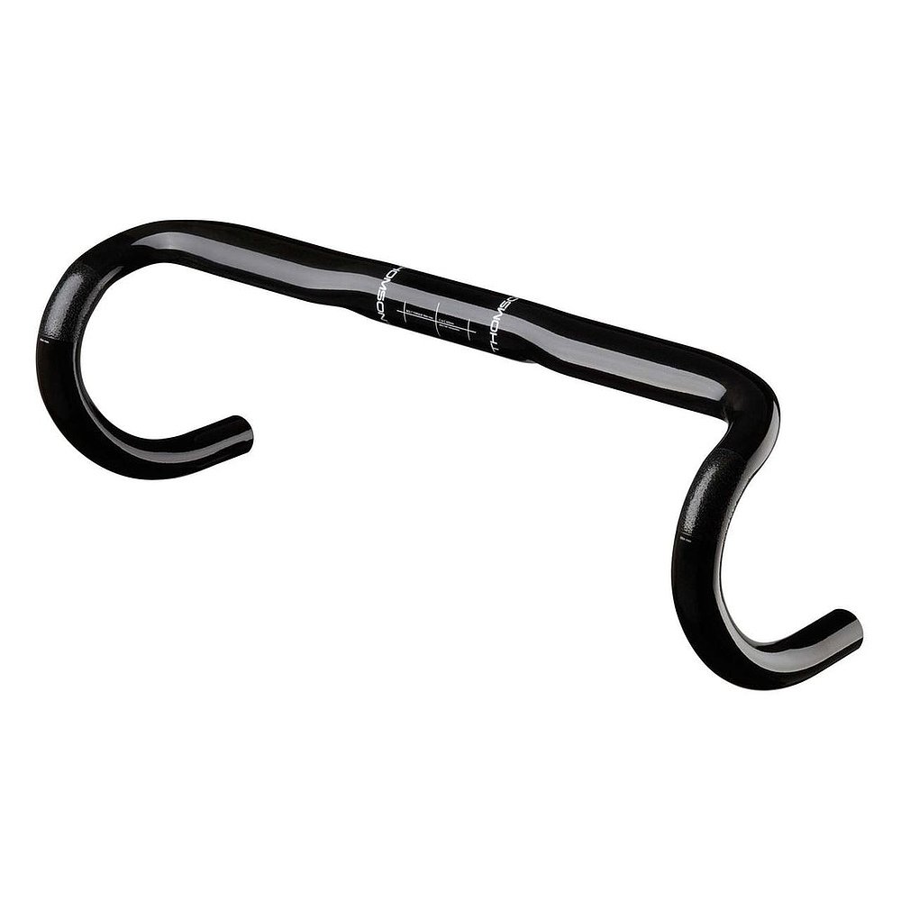 THOMSON碳纤维自行车车把 超轻公路自行车弯把 骑行破风把手42CM