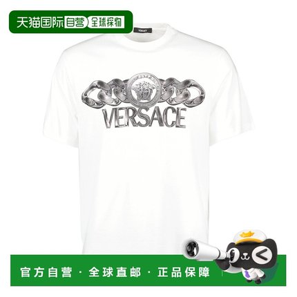 香港直邮VERSACE 25SS 短袖T恤 Men正品高档显瘦小众透气舒适百搭