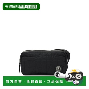 香港直邮Stone 標誌貼片拉鍊腕包 Island 男士 K2S 石头岛 1h可退