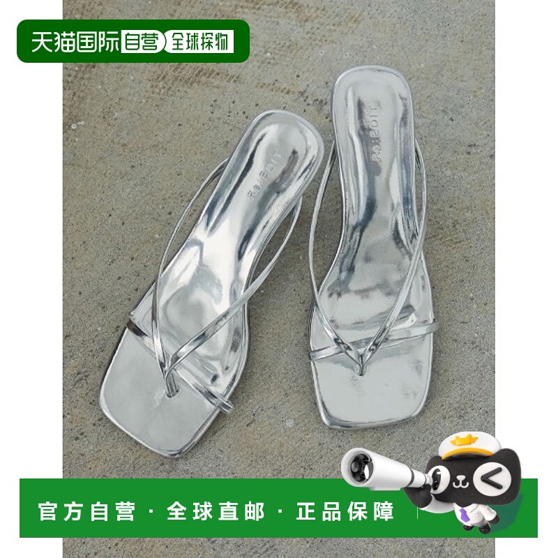 1h可退 日本直邮Re:EDIT 女士细带方头高跟凉鞋 2024春夏款 13863