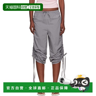 1h可退 香港直邮潮奢 Baserange 女士 灰色 Pictorial 长裤 PAPIP