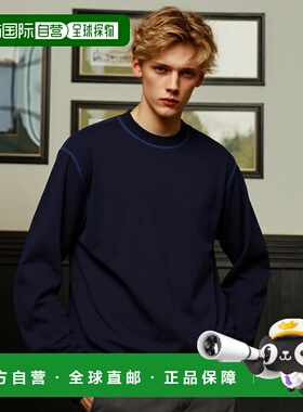 韩国直邮SUNNEI 男士CRTWXJER015COT0020099OVERLOCK LOGO T SHIR