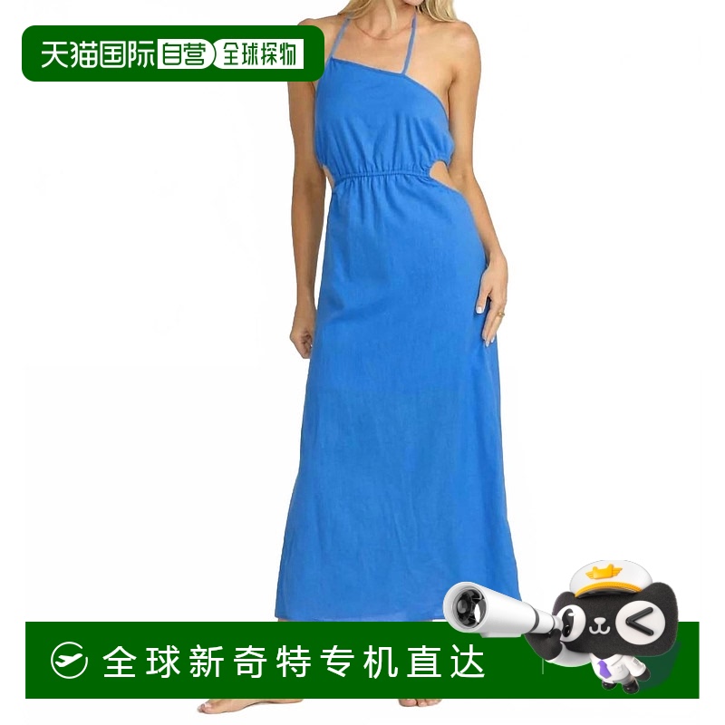 自营 billabong真蓝Maxi连衣裙-蓝色 美国奥莱直发