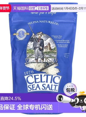 香港直发Celtic Sea Salt重要矿物质混合物手工海盐454g